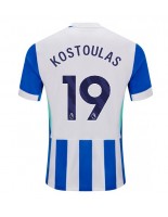 Brighton Charalampos Kostoulas #19 Domácí Dres 2025-26 Krátký Rukáv